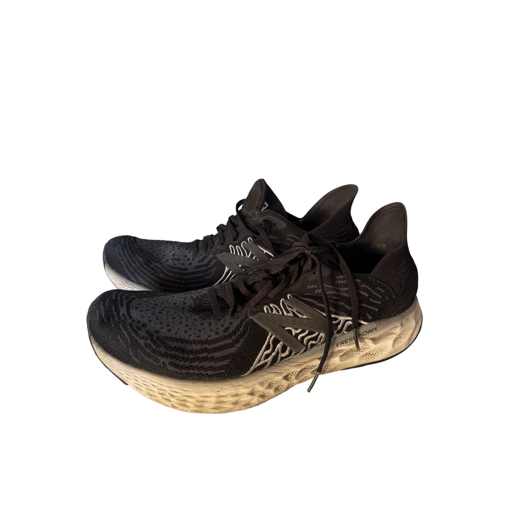 New Balance Fresh Foam 1080v10 Black White Running Shoes M1080B10 Mens